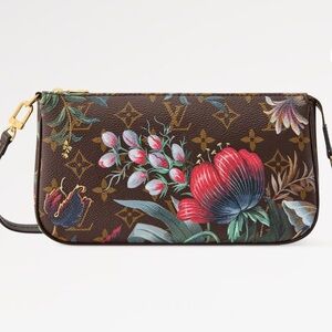 ❌SOLD❌ NWT  Louis Vuitton Bag Pochette Accessories 2026 Floral Print